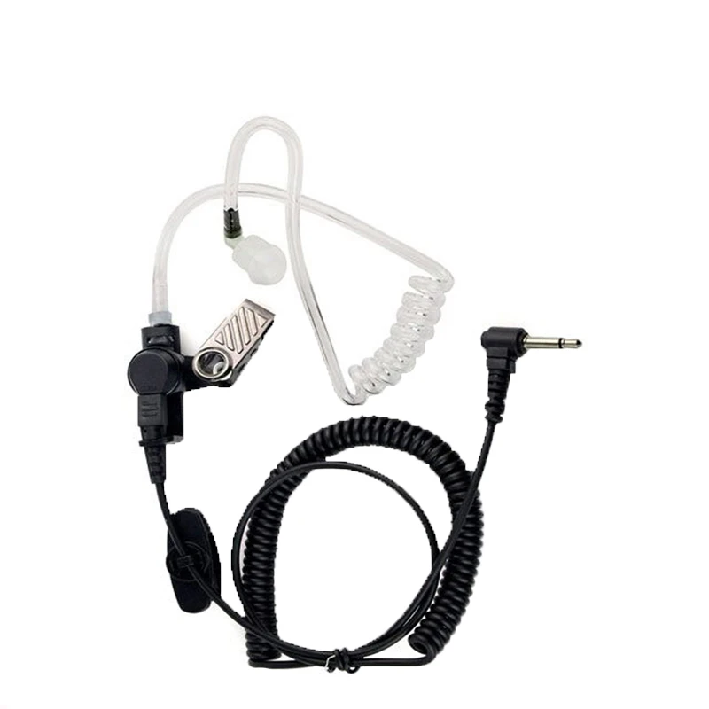 

Air Tube Listen Only Earpiece Receive Only Earphone 3.5mm With Acoustic Tube Detachable Speaker For Two Way Radio Speaker Mic