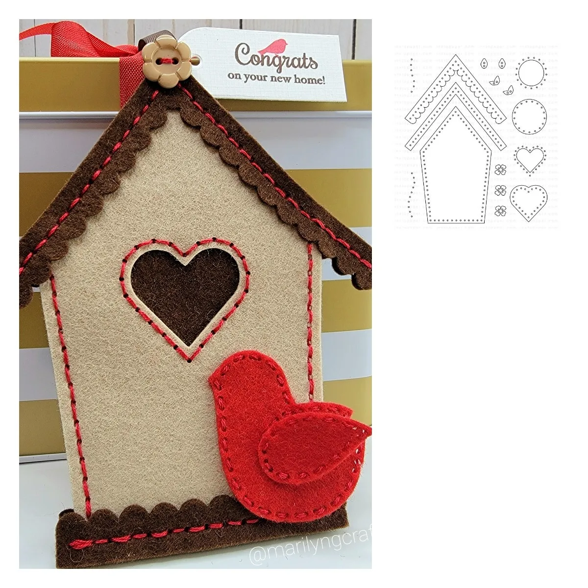 

Dies Scrapbooking Metal Birdhouse Cutting Dies Craft Embossing Make Paper Greeting Card Making Template DIY Handmade 2021 New