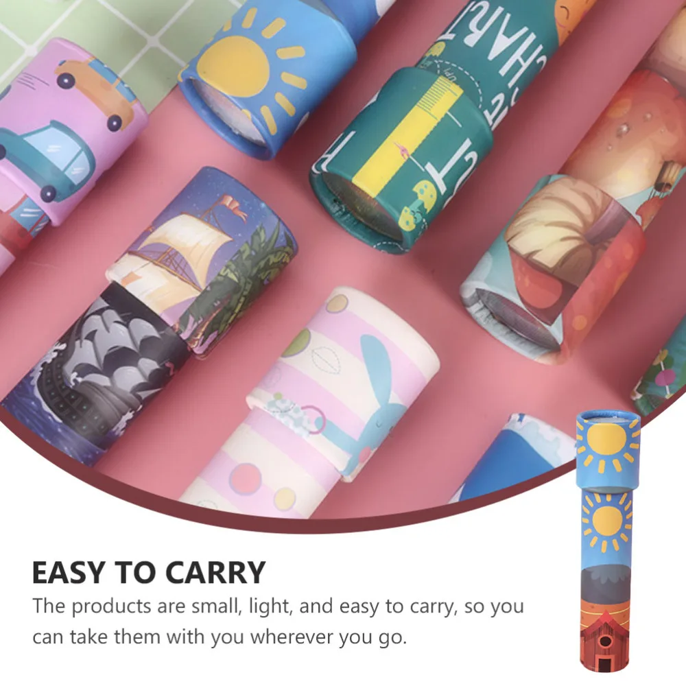 

3pcs Kids Telescope Toys Funny Kaleidoscope Educational Plaything (Mixed Style)