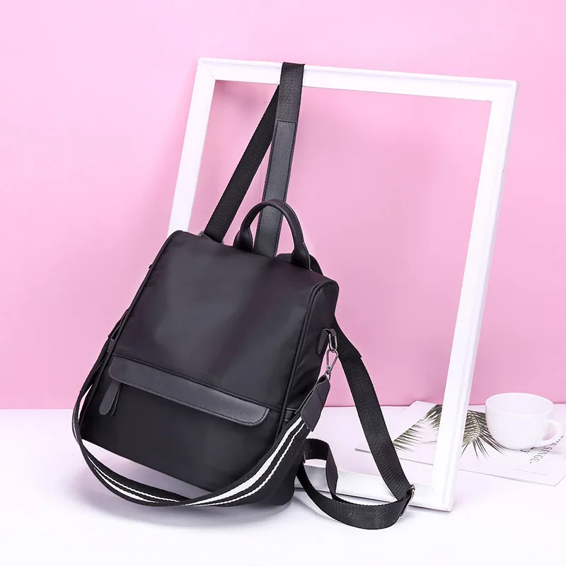 

Luxury fashion women's backpack 2021 new large capacity women's bag high quality leisure multi-function Oxford cloth schoolbag