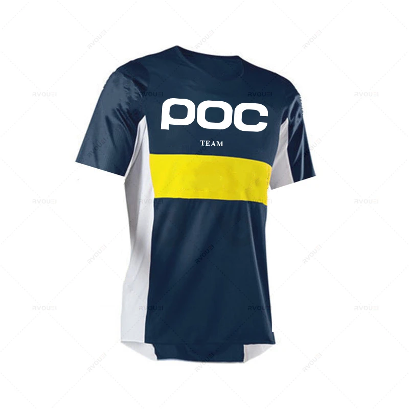 

2022 команда Poc, мотоциклетная майка, горный велосипед, быстросохнущая рубашка для горного велосипеда, горный велосипед, Джерси для мотокросс...