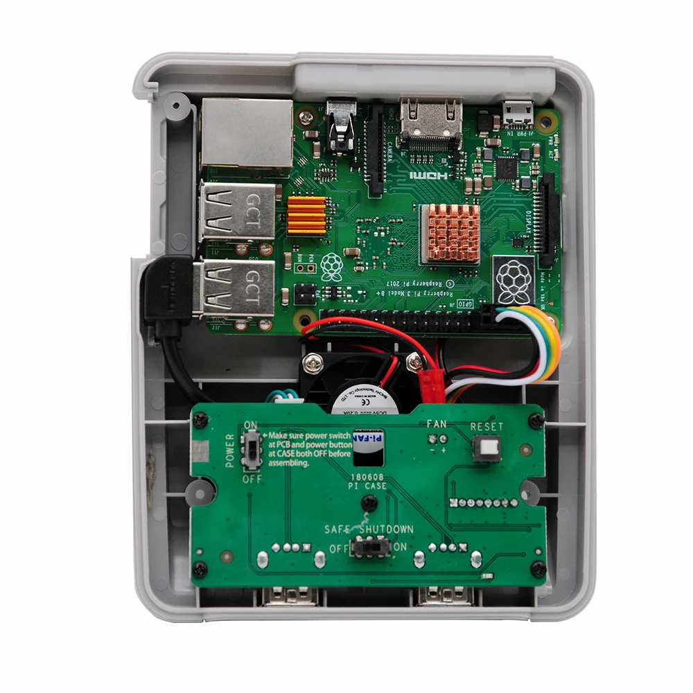 Retroflag Ретро ТВ игровых консолей SUPERPi CASE J с Recalbox Системы Raspberry Pi 3B игроки Bulit в 10000 +