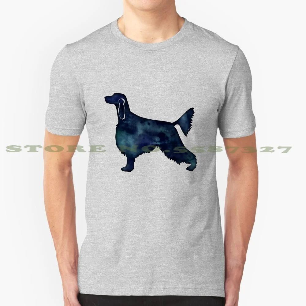 Ирландские сеттер собаки породы черный акварель силуэт классный дизайн Мода