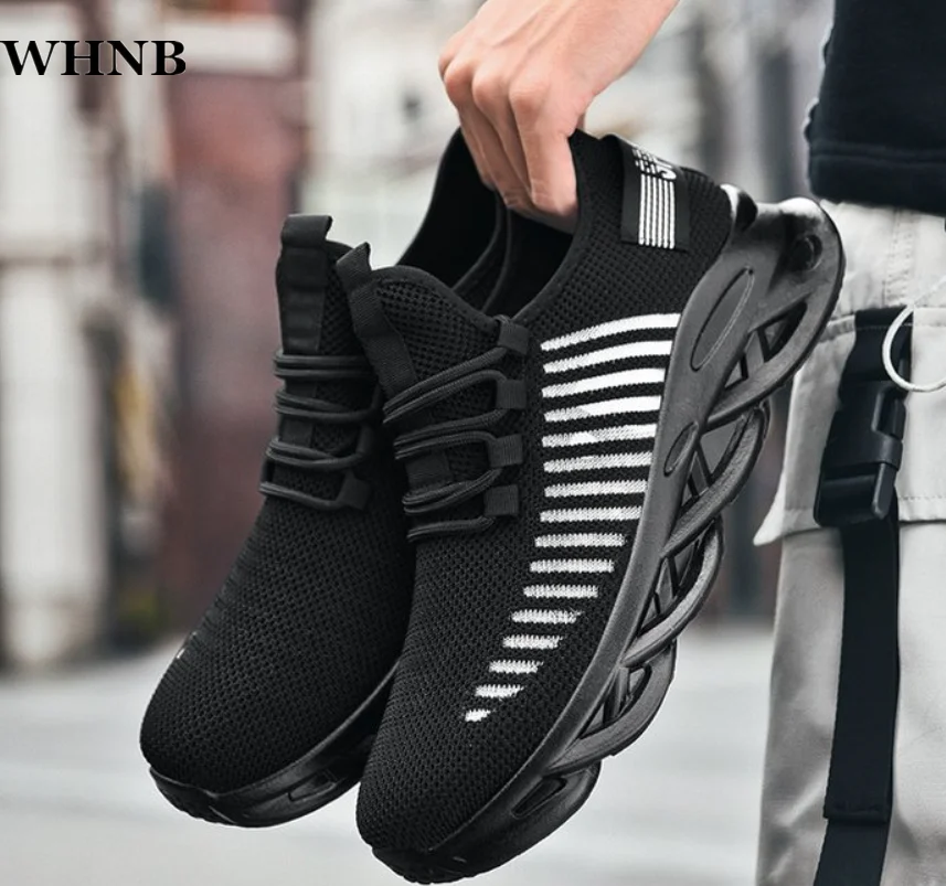 

WHNB New mesh lightweight lace-up shoes trendy fashion men's shoes outdoor casual shoes Sport shoes Mens