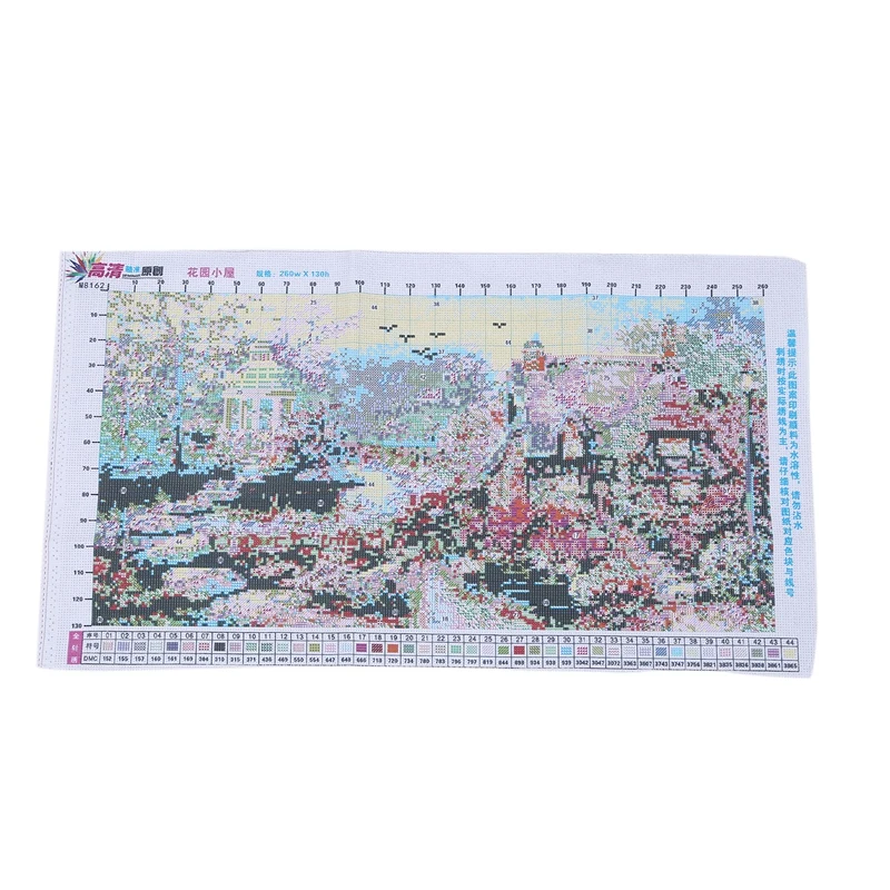 Diy handmade cross-needle embroidery garden cottage design kits for home decoration embroidered cloth 68 * 38CM | Дом и сад