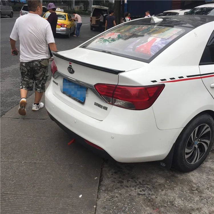 Спойлер для Forte 2011 2013 Kia K3 Cerato спойлер WWK ABS Пластиковый материал заднее крыло