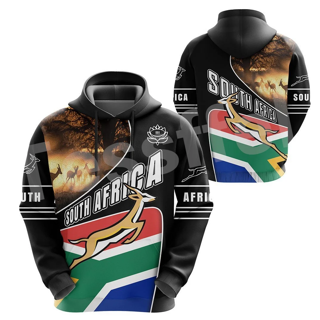

Tessffel NewFashion County Animal South Africa Flag Springbok Retro Tracksuit 3DPrint Men/Women Harajuku Casual Funny Hoodies 16