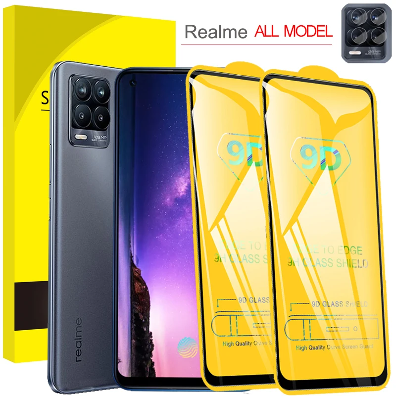 

Realmi 8 8i 8s C21 gt 2 Pro 5G Tempered Glass for Realme GT Master Neo 2 2T 9i Screen Protector Camera Realme 8 Pro bullet glass