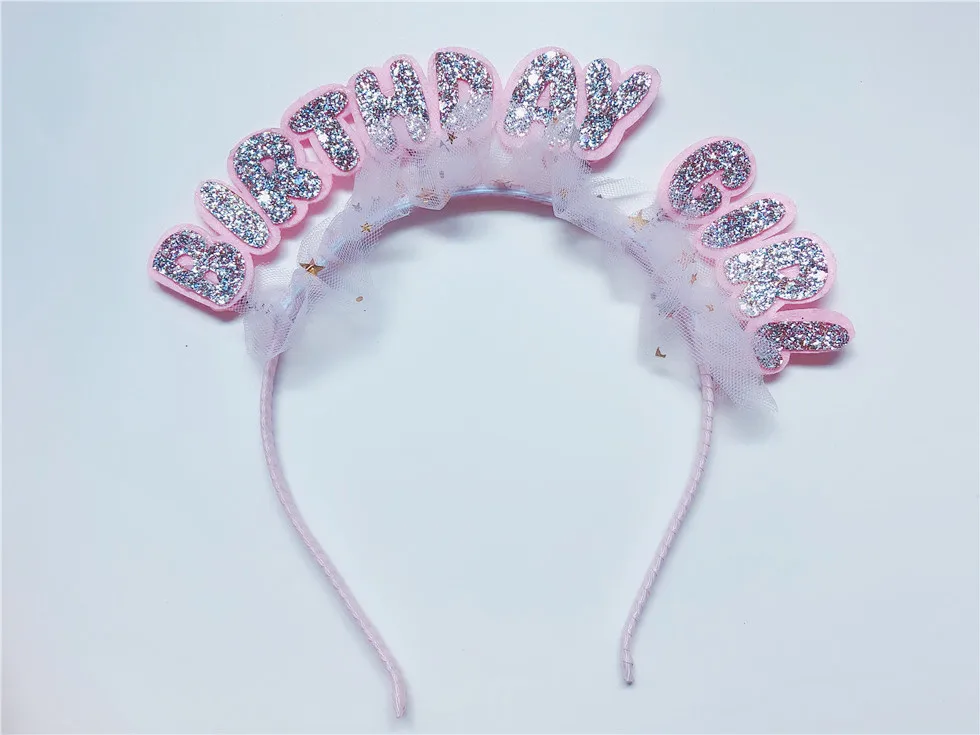 1 шт. модные милые блестящие повязки для волос на день рождения девочек палочки