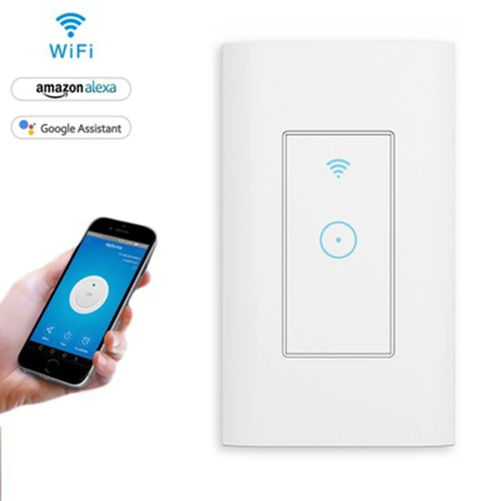 

USA Smart WiFi switch timing wall switch Remote IOS Android phone control Phone app control Smart Remote control switch