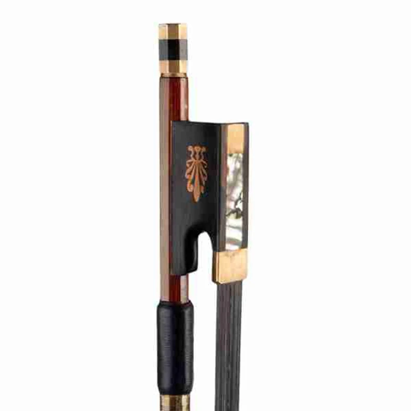 

Violin Bow Brazilwood Bow with Ebony Black Horsehair for 4/4 Violin High Quality Well Balance