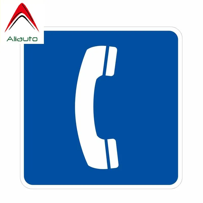 Забавная Автомобильная наклейка Aliauto предупреждающий знак телефона аксессуары