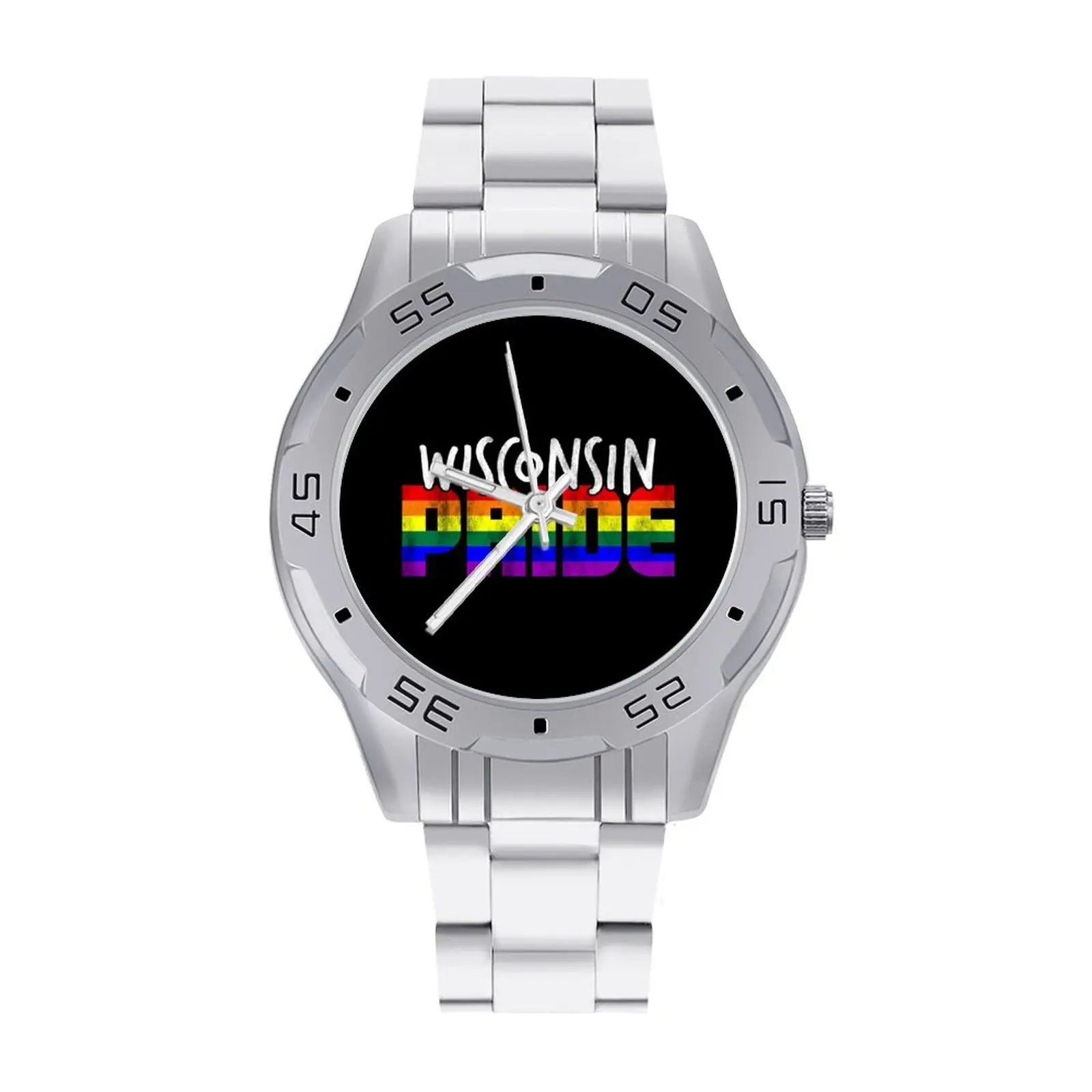 

Gay Pride Quartz Watch Affordable Beautiful Wrist Watch Stainless Man Fitness Design Wristwatch