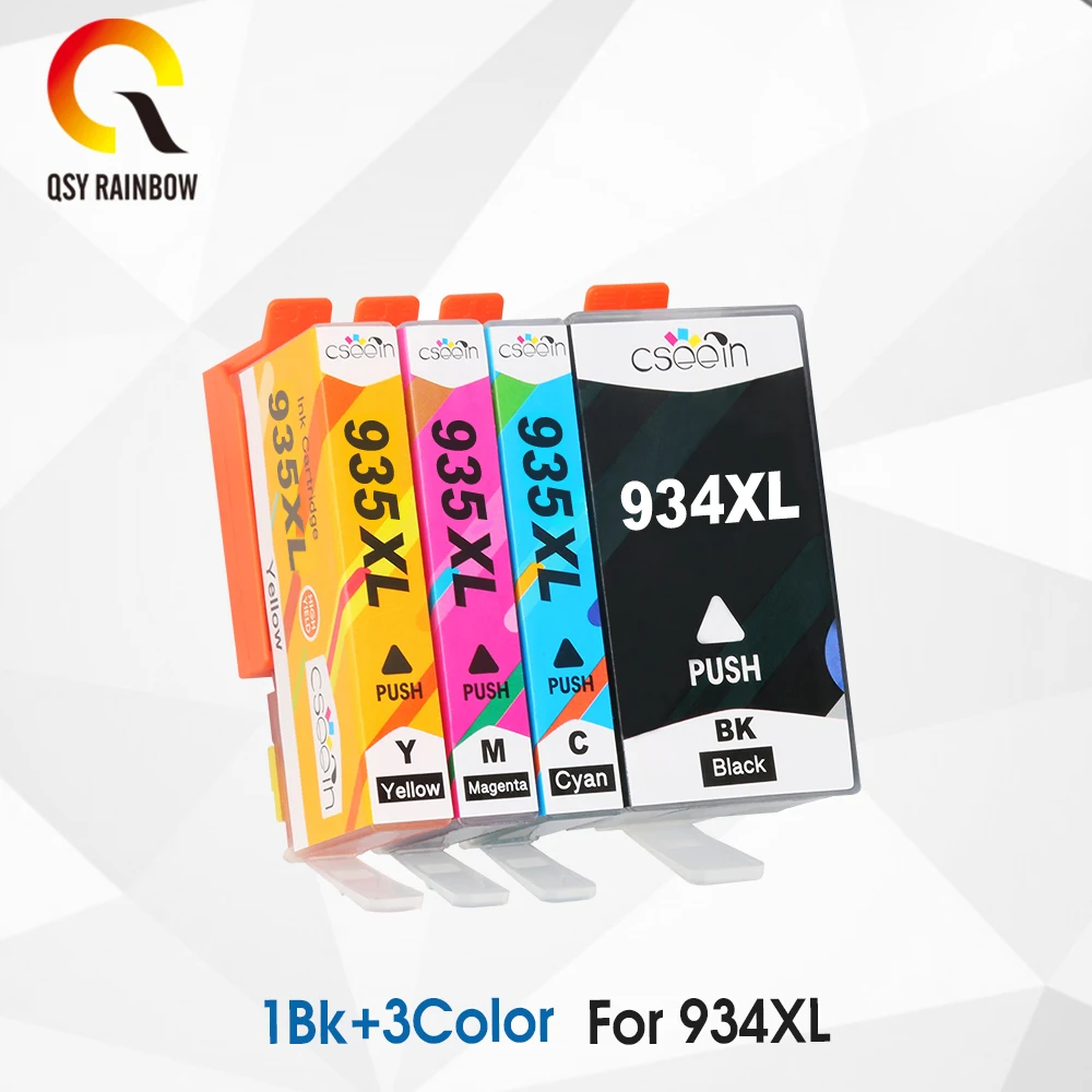 CMYK SUPPLIES Ink Cartridge for hp 934 934XL Compatible for hp Officejet pro 6230 6830 6835 6820 printer with chip 4pcs hp934xl
