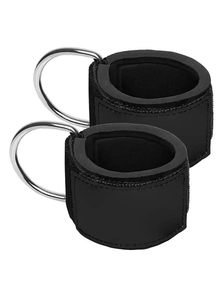 Эспандер для бодибилдинга d-образное кольцо ремешок на лодыжке с пряжкой