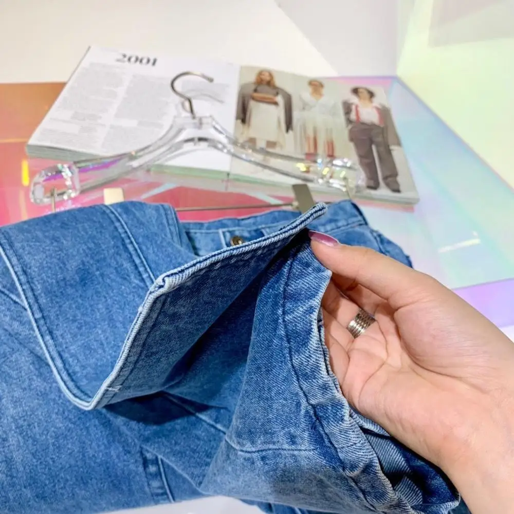 Luxury High 2021 Quality Women Blue Denim Pants Trouse For Ladies Causal Cowboy Jeans Ddxgz1 11.05