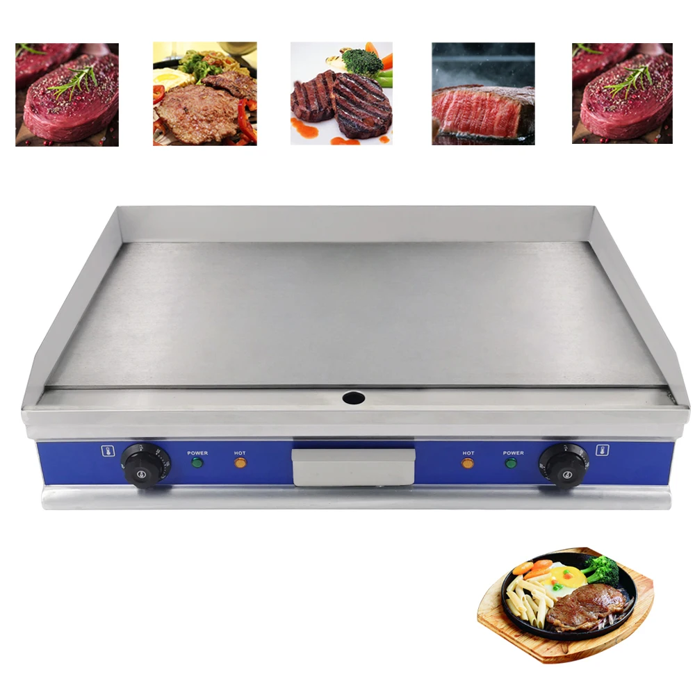 Электрическая Бездымная антипригарная сковорода для барбекю с контролем