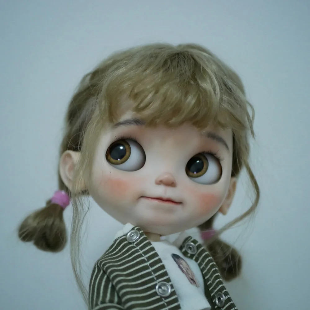 1/6 blyth кукла игрушка bjd совместное тело белая кожа макияж с 19 Макияж Лицо спящий