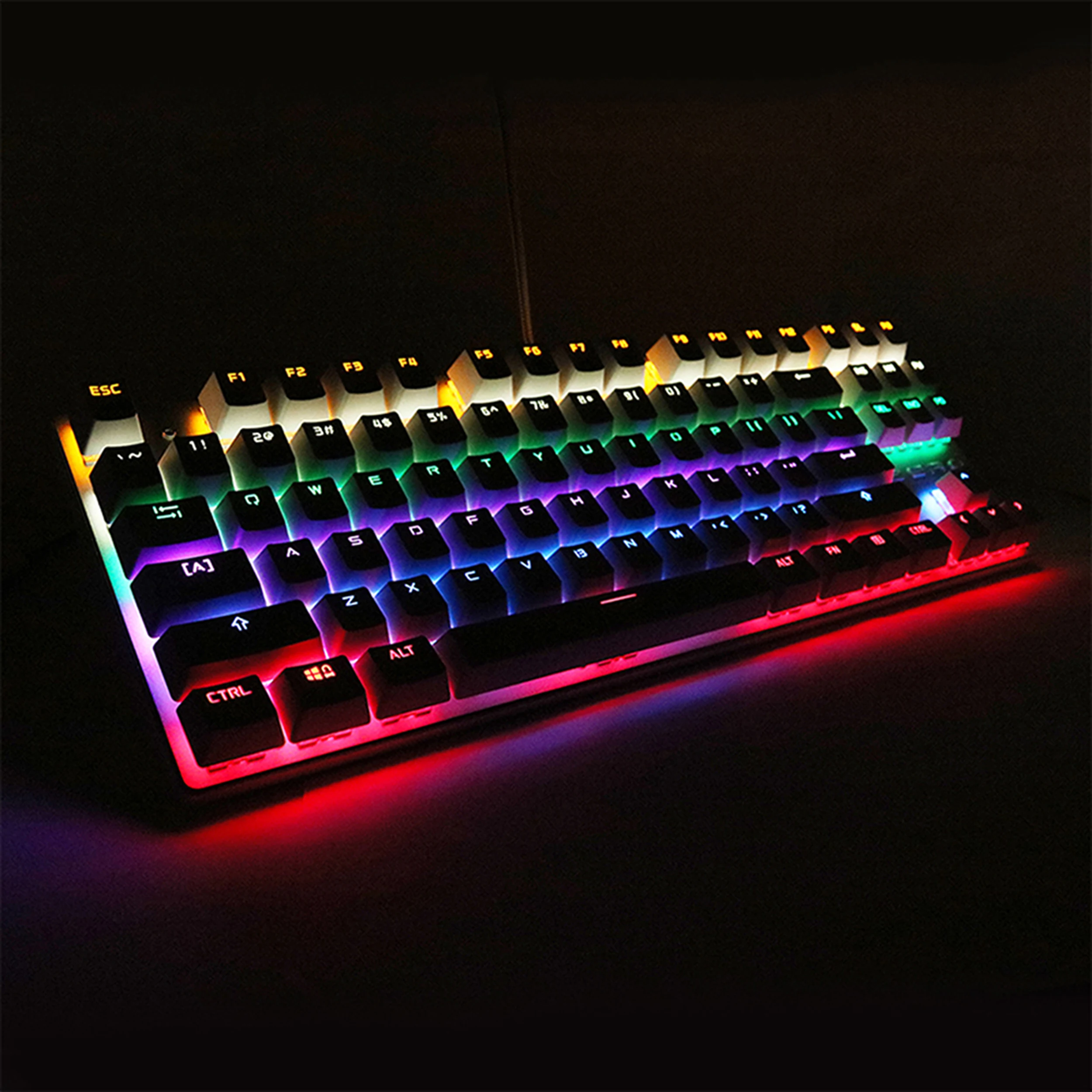 metoo edition87 gaming mechanical keyboard wired usb anti ghosting for professional players led back light red blue switches free global shipping