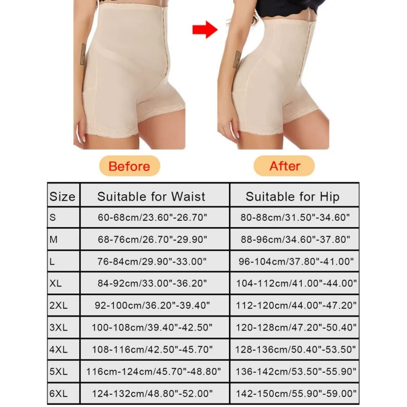 

6XL Waist Trainer Slimming Bodyshaper Control Panties Shapewear Exploded High-waist Lap Body Shaper