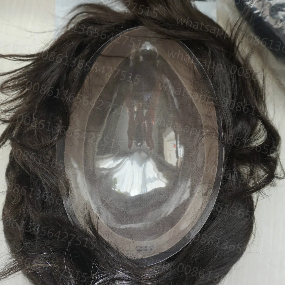 Hstonir кусочки волос индийские волосы Remy парики мужской парик для моно H008|Парики| |