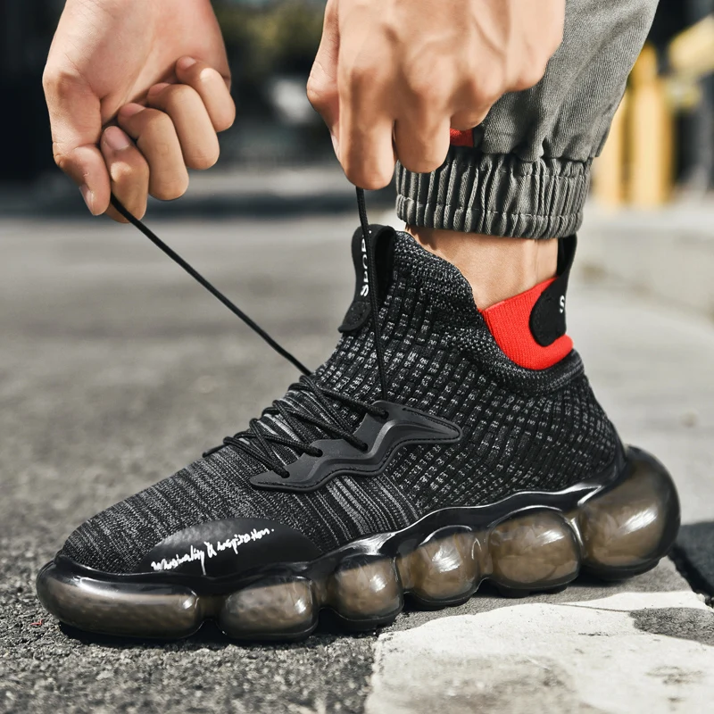 

Spring Autumn 2020 Mens Best Sneakers High Top Athletic Shoes Men High Quality Mens Running Trainers Luxury Brand Men Sneakers