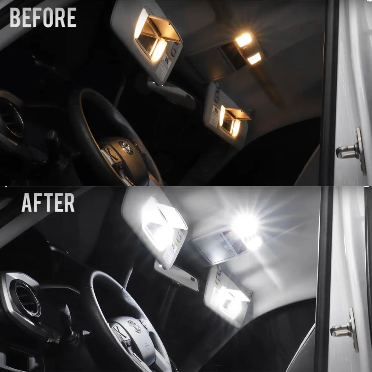 For Hyundai Santa Fe 1 2 3 4 Classic SM CM DM TM Interior Dome lamp ceiling cabin License Plate Bulb set Map light White LED Kit |