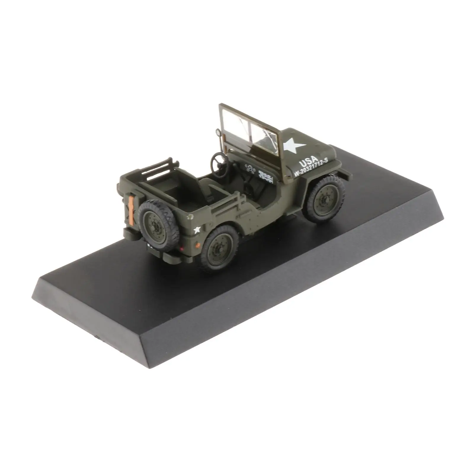 1:43 масштабная модель автомобиля Второй мировой войны Американский Jeep сплава