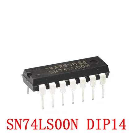 

10 шт. SN74LS00N DIP14 SN74LS00 74LS00N 74LS00 DIP