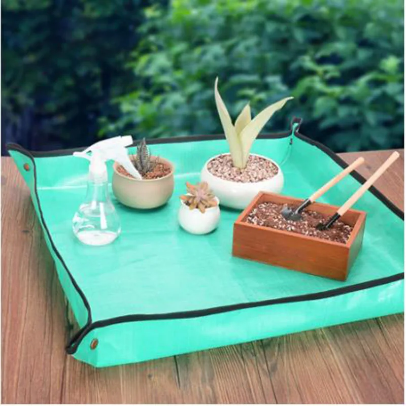 

Garden Plant Mat Operation Pad Green Plant Balcony PE Gardening Mat Home Super Light Reusable Planting Waterproof Flower Mat