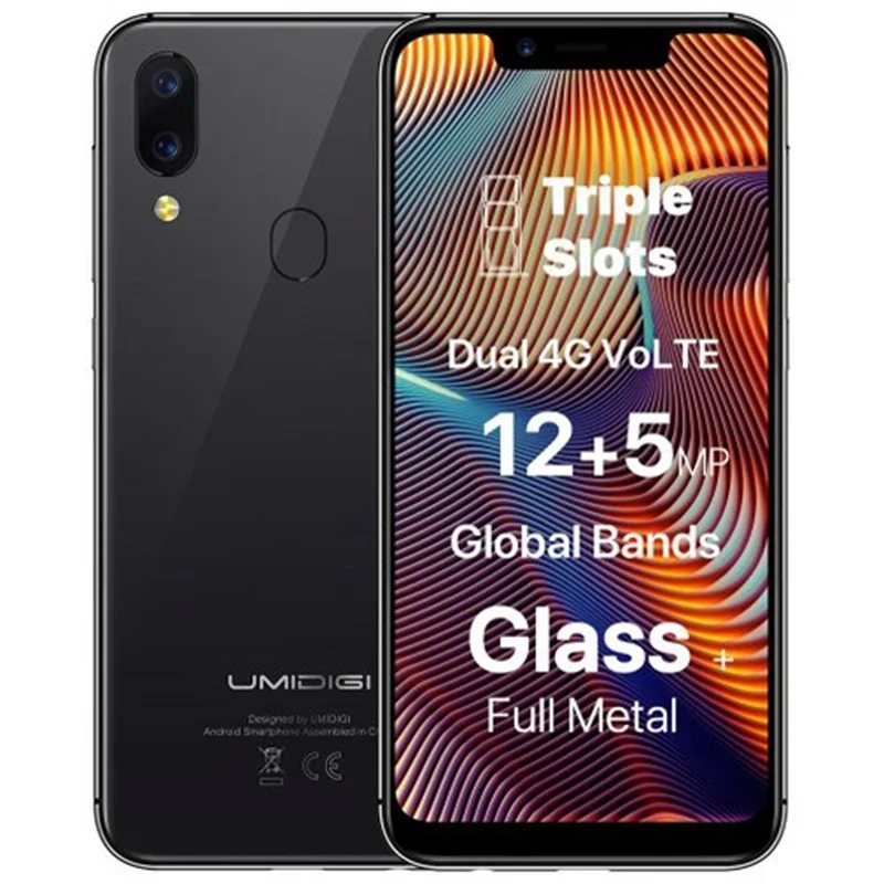 UMIDIGI A3 PRO смартфон с 5 7 дюймовым дисплеем четырёхъядерным процессором MT6739 ОЗУ 3 ГБ