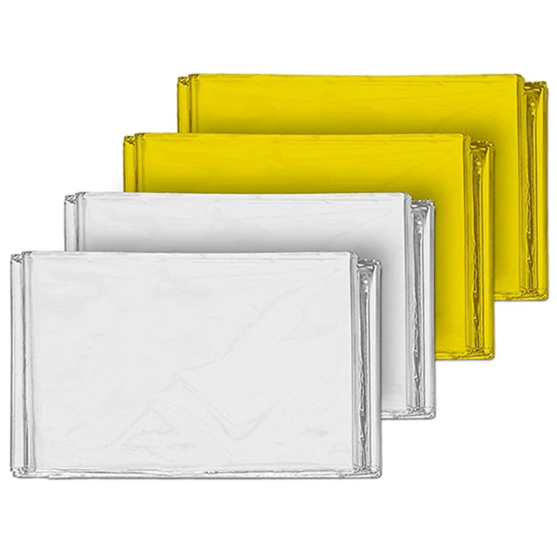 

30 шт. майларовая пленка для экстренных ситуаций Термальность одеяла-для использования на открытом воздухе, Пеший туризм, для выживания, мар...