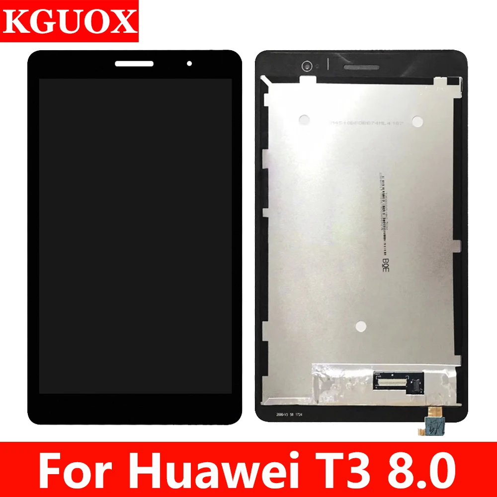

Запасная часть для замены процессора изображений ЖК для Huawei MediaPad T3 8,0 KOB-L09 KOB-W09 ЖК-дисплей с цифровым преобразователем сенсорного ввода в сбо...