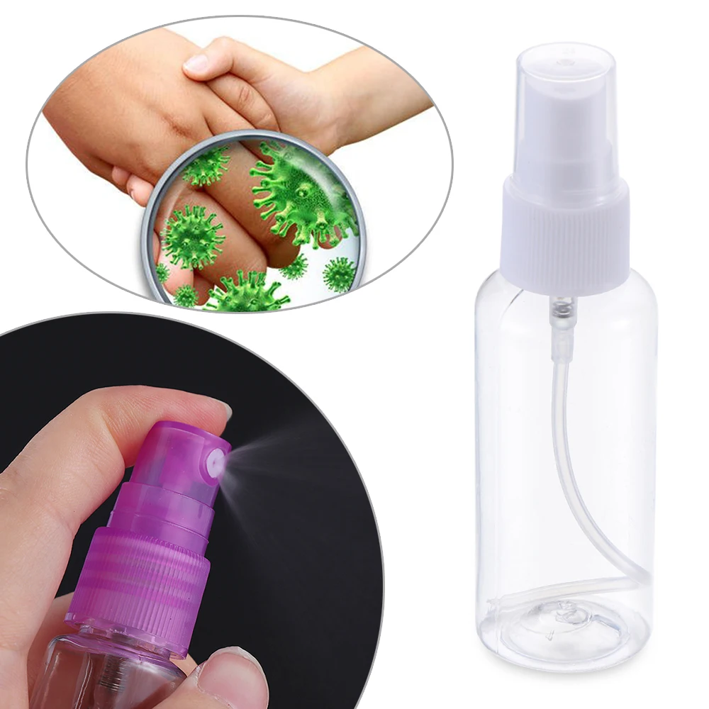 5 шт. портативная прозрачная пластиковая дезинфицирующая Бутылка для