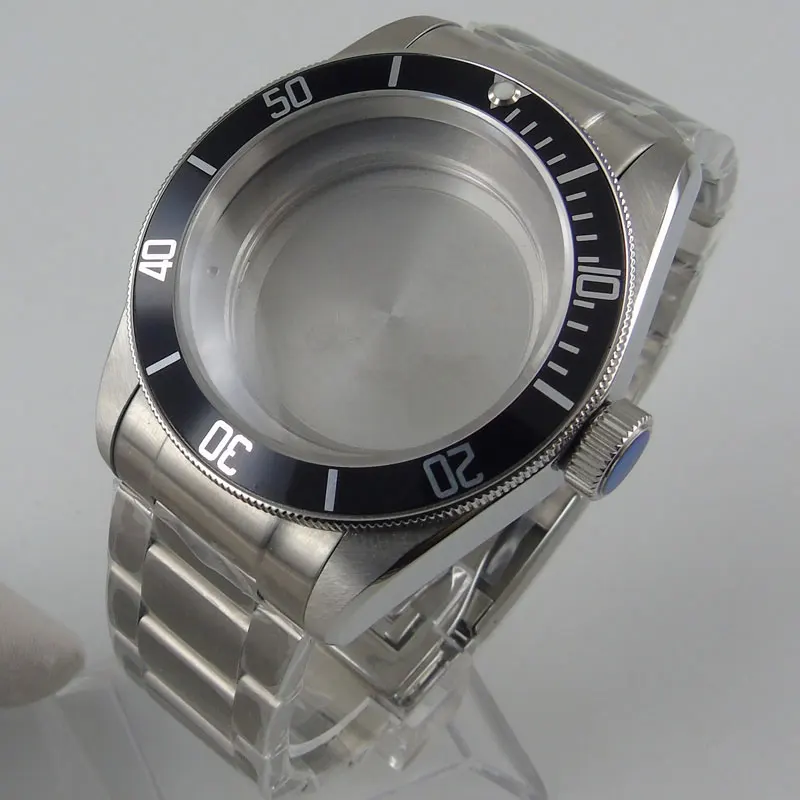 

Чехол для часов Miyota 8215, 41 мм, из нержавеющей стали