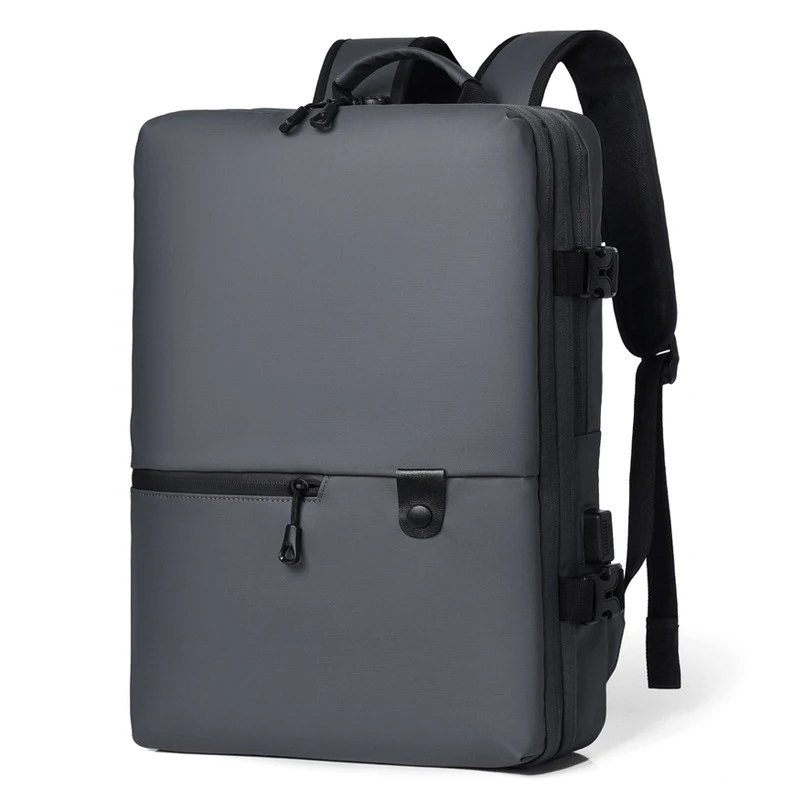 

Backpack for Men Large Capacity Expandable Packsack Waterproof Shakeproof Rucksack Business Trip Travel Knapsack Laptop Bag