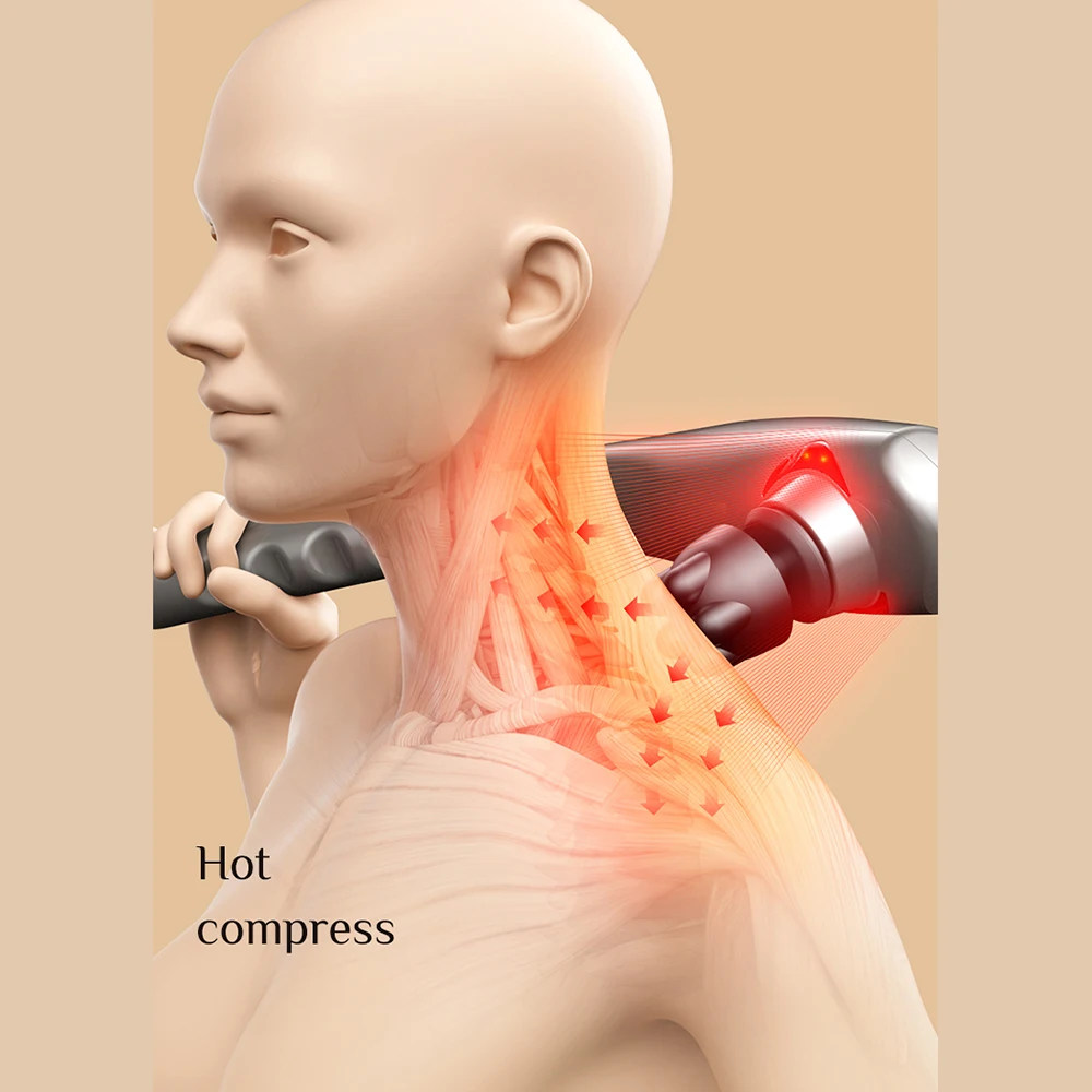 

Dolphin Massager Stick Electric Hand-held Hammer Shoulder Neck Beat Cervical Vertebra Waist Whole Body Meridian Beat Back Vibrat