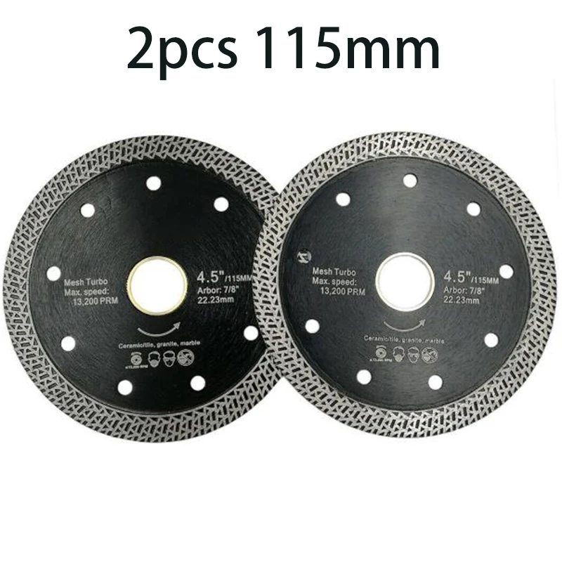 

2pcs Saw Blades Diamond Cutter 105/115/125mm Circular Workshop Supplies