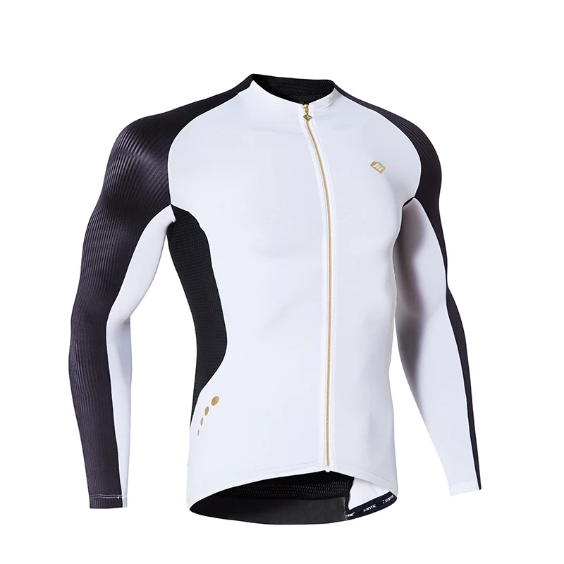2019 Мужская велосипедная Джерси Santic с длинным рукавом дышащие быстросохнущие