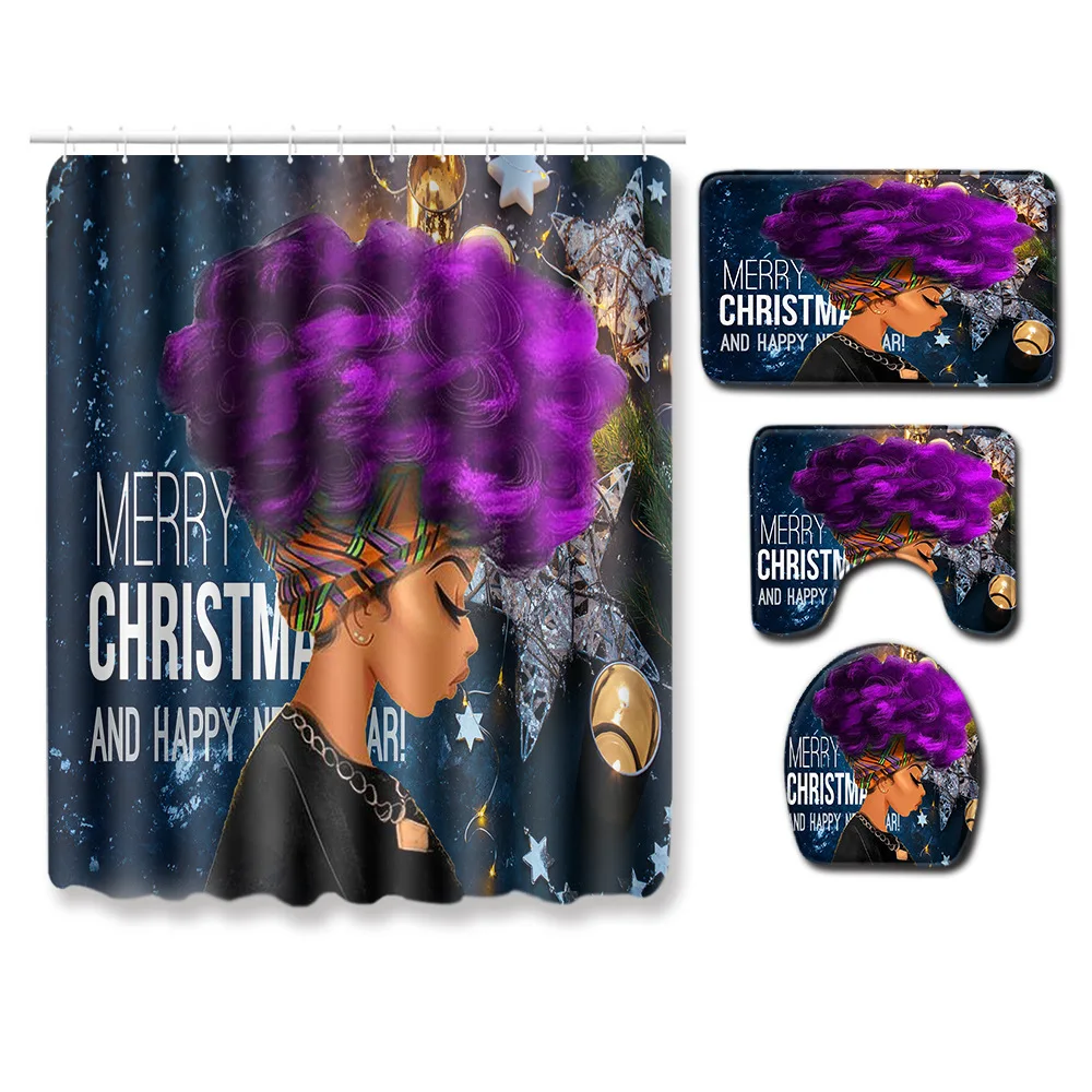 Рождественский коврик для ванной Zeegle Прямоугольный Коврик комнаты