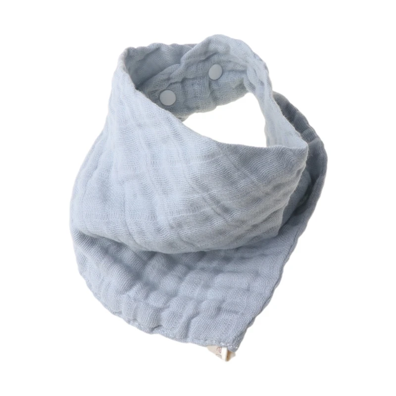 

Baby Bib 6 Layers Gauze Boy Girl Bandana Burp Cloth Cotton Feeding Saliva Towel