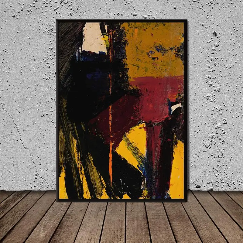 

Fashion Paintings of Franz Kline Poster and Prints Canvas Painting on Wall Art Modern Picture for Home Room Decoration