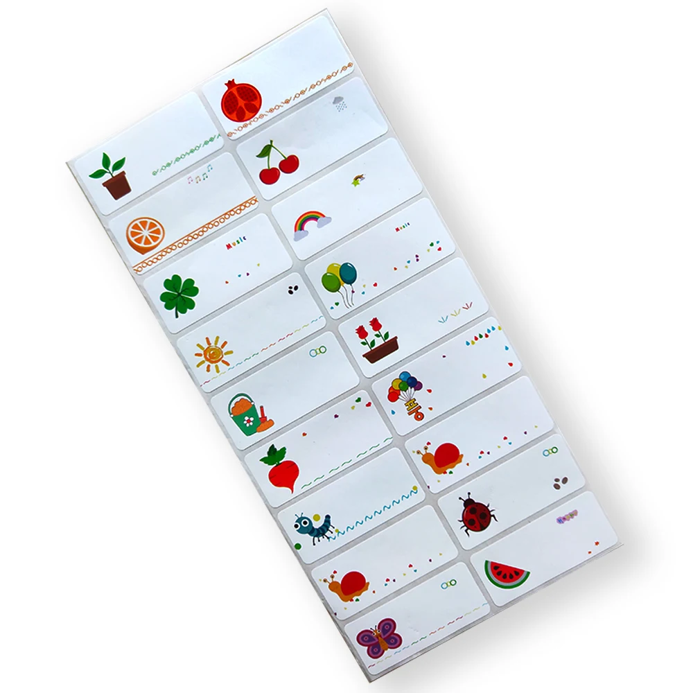 Мультяшные водонепроницаемые наклейки сделай сам разных размеров с чистым