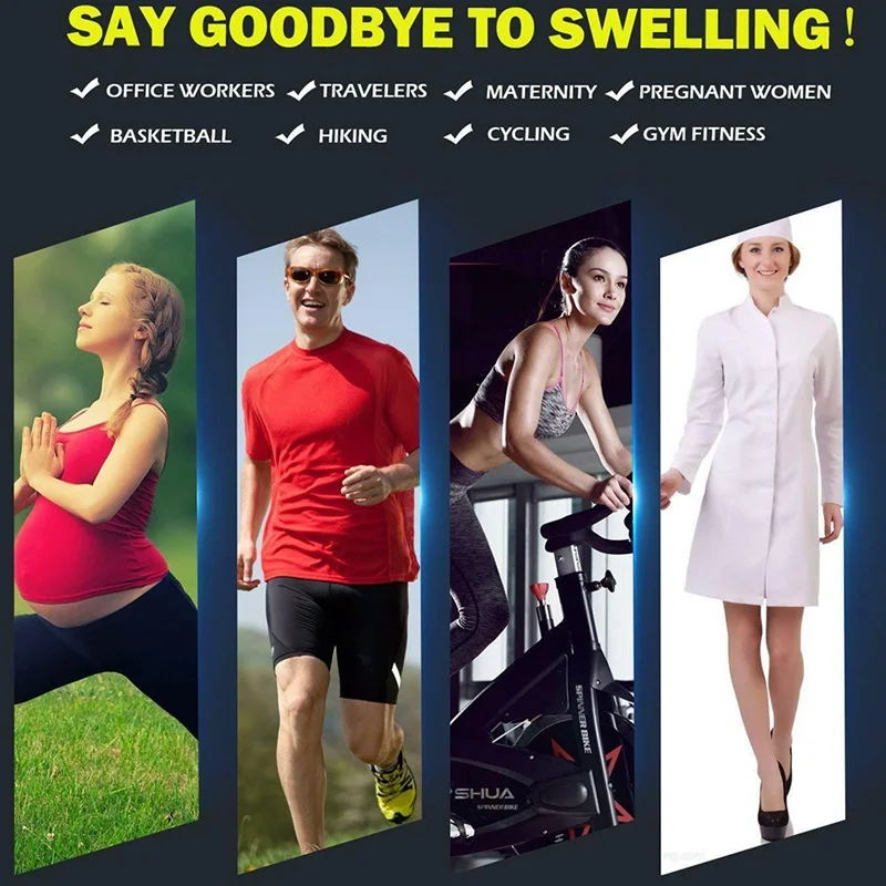 Компрессионные носки подходят для регби баскетбола йоги варикозного расширения