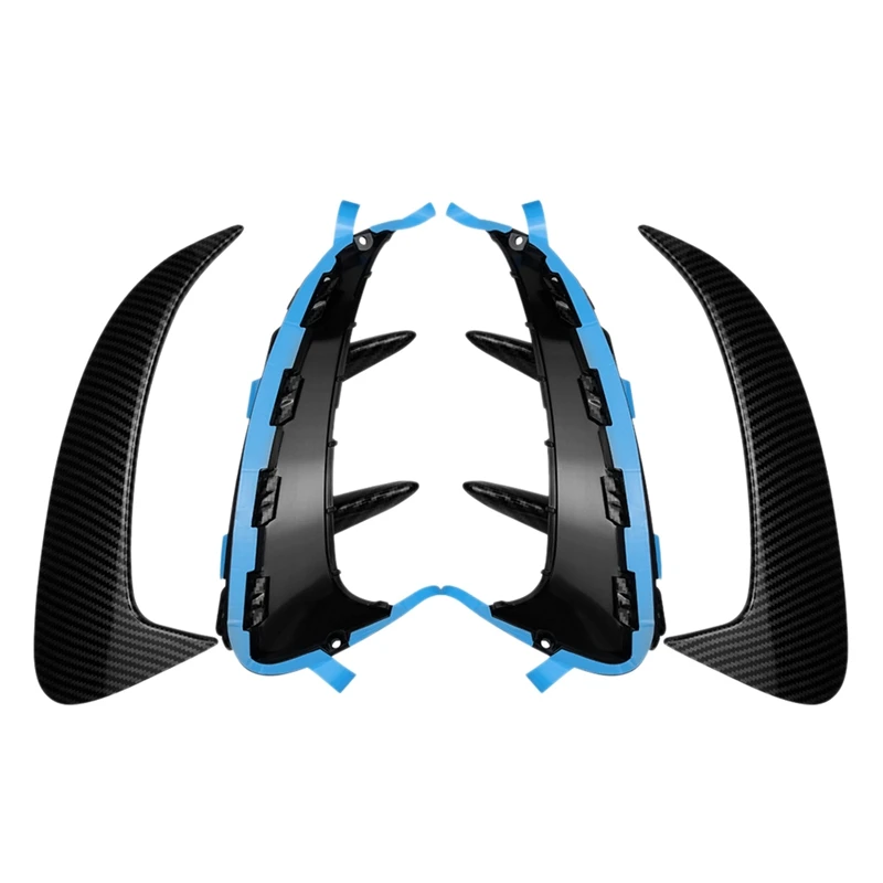 Наклейки на задний бампер из углеродного волокна для Benz A Class W177 A180 A200 A250 A35 2019 +