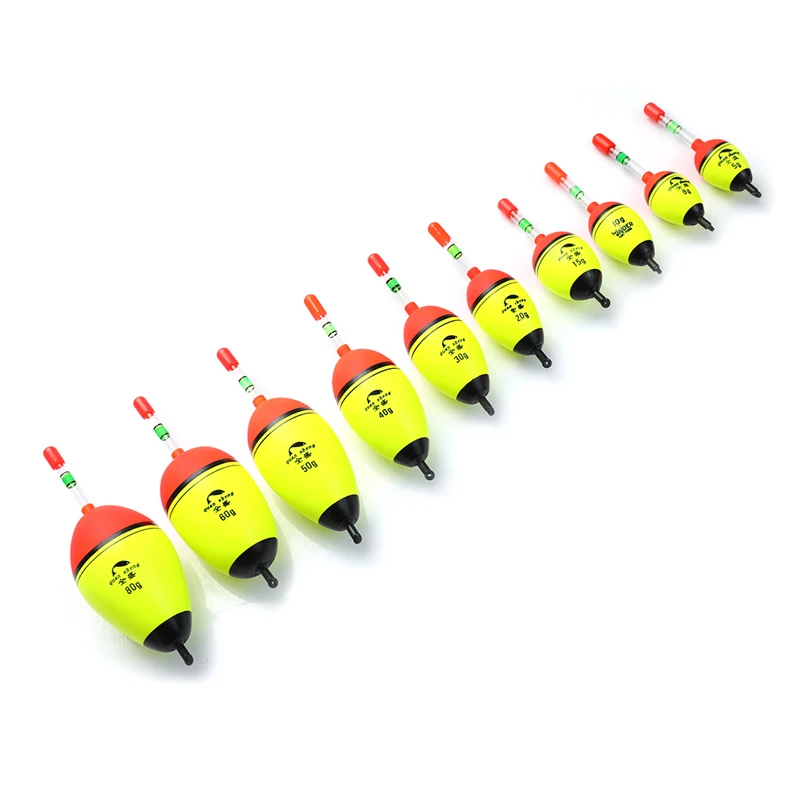 

2Pcs EVA Luminous Fishing Night Float Light Stick Bobber Rock Fishing Striking Float Fishing Supplies