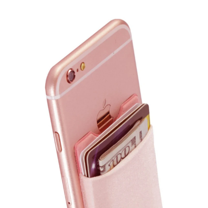Фото 2020 Hot Fashion Elastic Lycra Adhesive Cell Phone ID Credit Card Holder Women Sticker Pocket Wallet Case #C2 Багаж и сумки 2020 Hot Fashion Elastic Lycra Adhesive Cell Phone ID Credit Card Holder Women Sticker Pocket Wallet Case #C2 Багаж и сумки