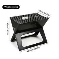 portable barbecue grill foldable bbq grill outdoor charcoal bbq grill camping picnic barbecue accessories bbq tools