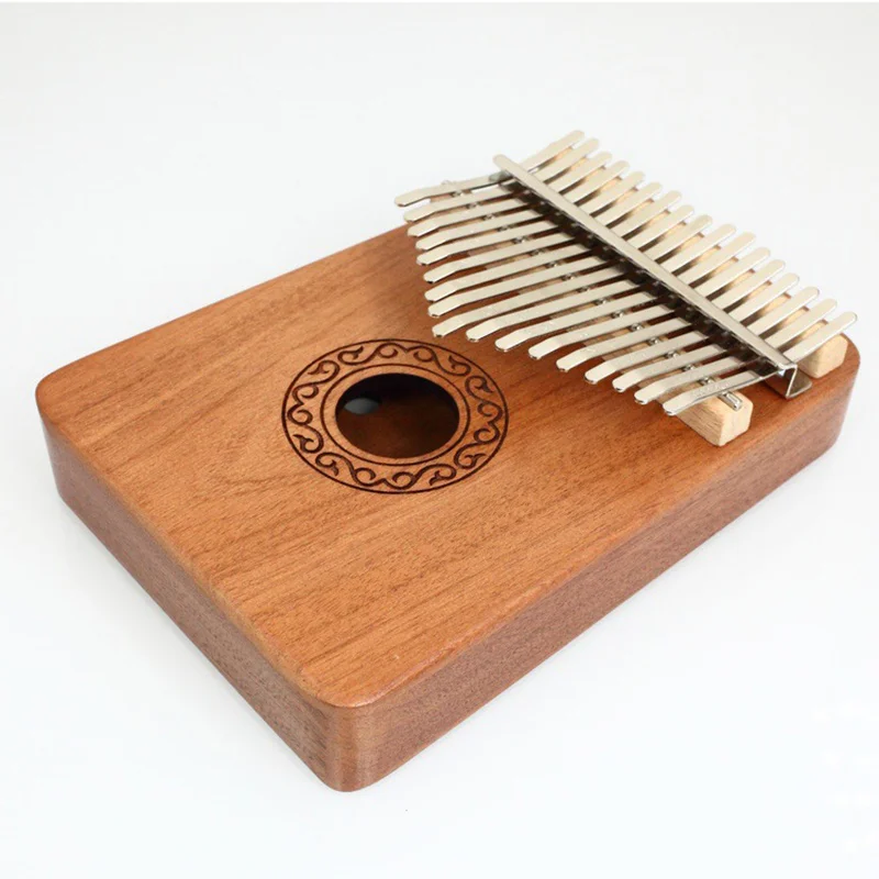 Калимба 17 клавиш Фортепиано из красного дерева Mbira лучшее качество тела