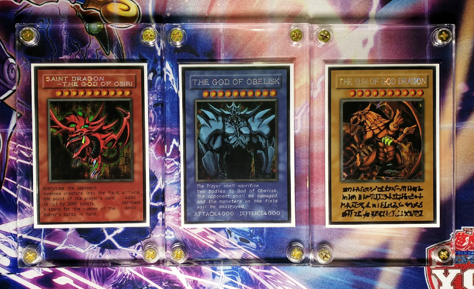 Yu Gi Oh Slifer Небесный Дракон обелиск торментер DIY Красочные игрушки хобби